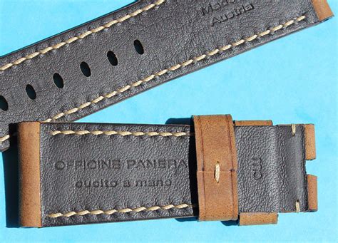 different type of 24 mm panerai watch straps|genuine Panerai straps.